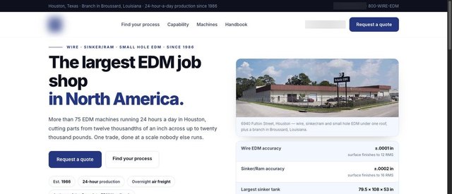 Gaskets & EMI shielding — website concept